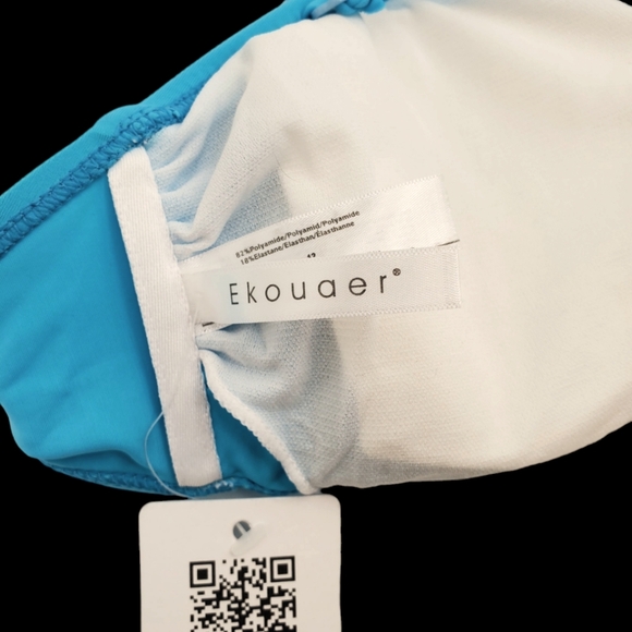 Ekouaer Women's Rope Bikini Top NWT (AC11) - Picture 4 of 6